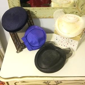 Set of 4 vintage hats